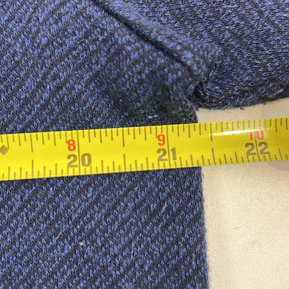 Robert Graham Men's Navy ¼ Zipper Sweater - Picture 5 of 8